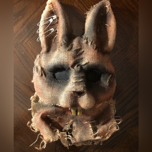 Burlap Rabbit scary Mask. - Picture 5 of 13